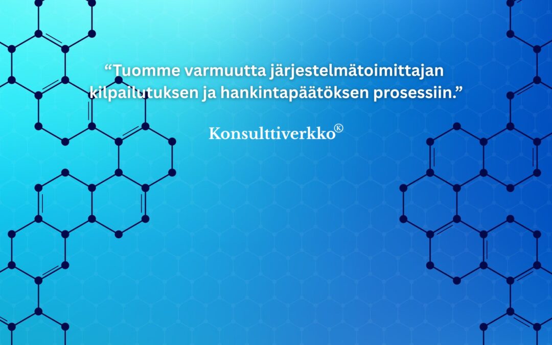 Voitimme ERP-kilpailutuksen ja käyttöönoton suunnittelun